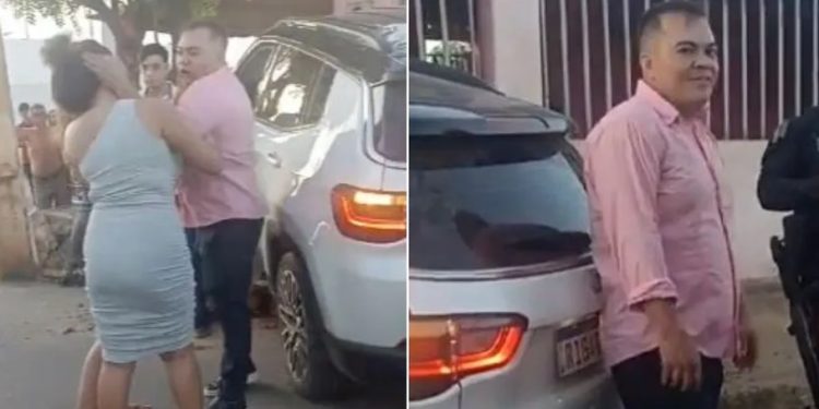 VÍDEO Delegado se envolve em acidente e dá tapa em mulher na frente