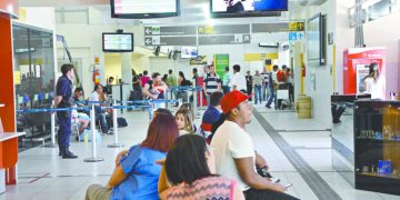 Saguão do aeroporto de Juazeiro do Norte (Foto: Elizângela Santos)