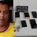 Homem preso com sete celulares furtados na Expocrato disse ter comprado tudo por R$ 500,00