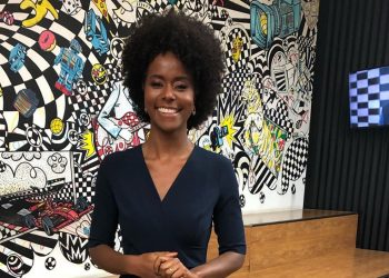 A jornalista está no rodízio de apresentadores do Jornal Nacional aos sábados (Foto: Reprodução)