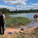 Lagoa onde crianças foram achadas teve afogamento similar há 14 anos