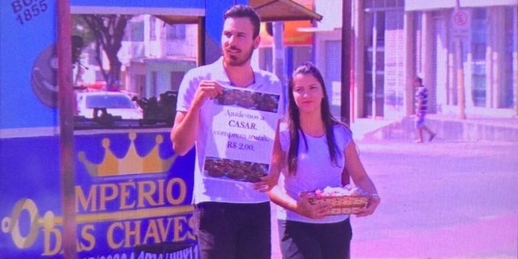 Casal vende trufas em semáforos de Juazeiro do Norte para realizar casamento