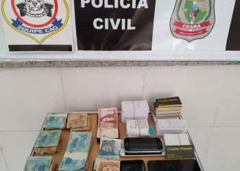 Polícia apreendeu R$11 mil; além de 17 mil pesos colombianos (Foto: Divulgação)