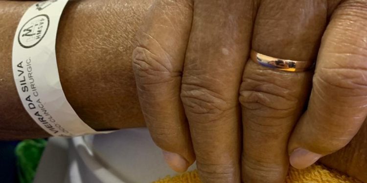 Idosa que se casou há uma semana na capela de hospital em Barbalha falece vítima de câncer