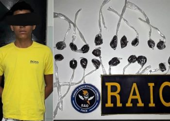 Adolescente foi apreendido após enterrar drogas no quintal de casa em Crato (Foto: Reprodução/Redes sociais)