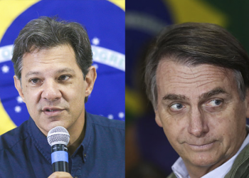 Jair Bolsonaro e Fernando Haddad (Dario Oliveira/NurPhoto & Ricardo Moraes-Pool/Getty Images)