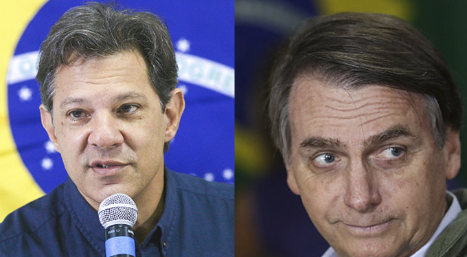 Se eleição fosse hoje, Haddad venceria Bolsonaro, mostra Datafolha