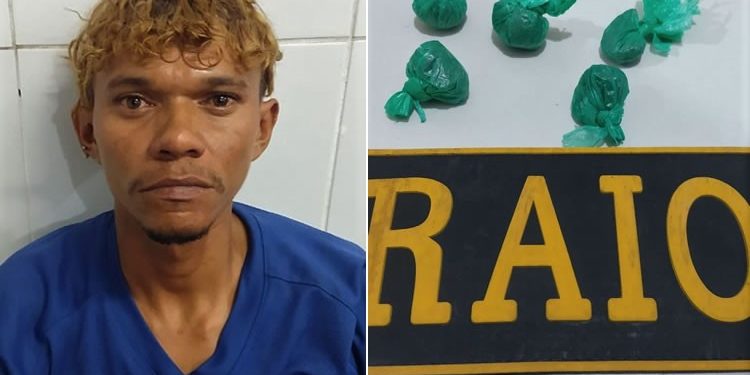 Acusado de crimes em Juazeiro é preso com drogas no bairro Pedrinhas