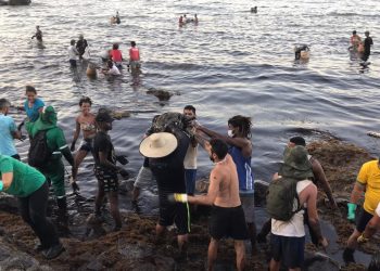 Manchas de óleo já atingiram 21 praias do Ceará