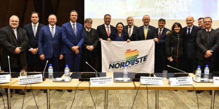 Governadores do Nordeste apresentam oportunidades de negócios a 40 empresas francesas