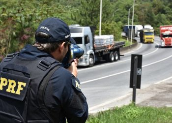 Radares voltaram a ser usados após determinação judicial (Foto: Fernando Oliveira/PRF)