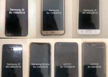 Celulares foram recuperados pela polícia após operação na cidade de Iguatu, no Ceará (Foto: Reprodução/SSPDS)