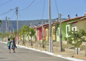Casas do Conjunto Filemon Limaverde, em Crato (Foto: Davi Pinheiro)