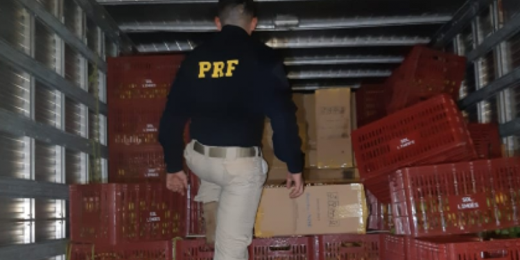 PRF apreende 25 mil pacotes de cigarros chineses contrabandeados em Várzea Alegre