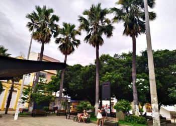 Praça Siqueira Campos, em Crato (Foto: Samuel Pinheiro/Revista Cariri)