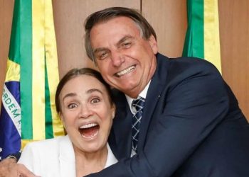 Regina Duarte com Jair Bolsonaro (Foto: Reprodução/Instagram)