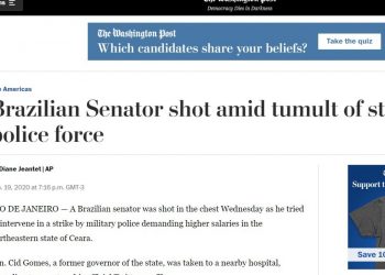 Ataque contra Cid Gomes ganha destaque na imprensa internacional