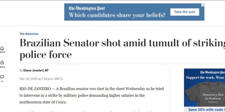 Ataque contra Cid Gomes ganha destaque na imprensa internacional