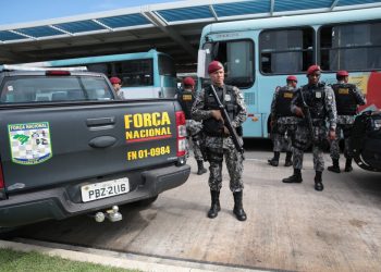 Força Nacional atuou na Segurança no Ceará durante a onda de ataques (Foto: José Leomar/SVM)