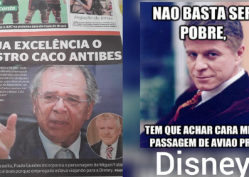 Paulo Guedes vira meme após fala sobre empregadas domésticas viajando para a Disney (Foto: Montagem/UOL)