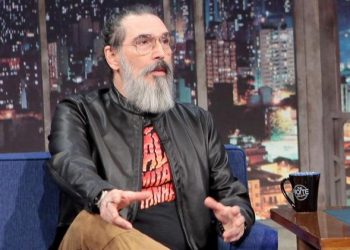 O cantor Lobão (Foto: Lourival Ribeiro/SBT)