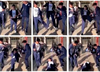 Estudantes derrubam colega no chamado “desafio da rasteira”: a vulnerabilidade é maior entre os jovens