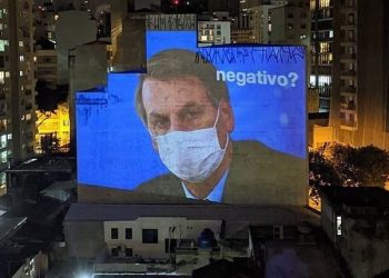 Os protestos ocorrem no dia em que o presidente Bolsonaro fez 65 anos (Foto: Reprodução/Twitter)