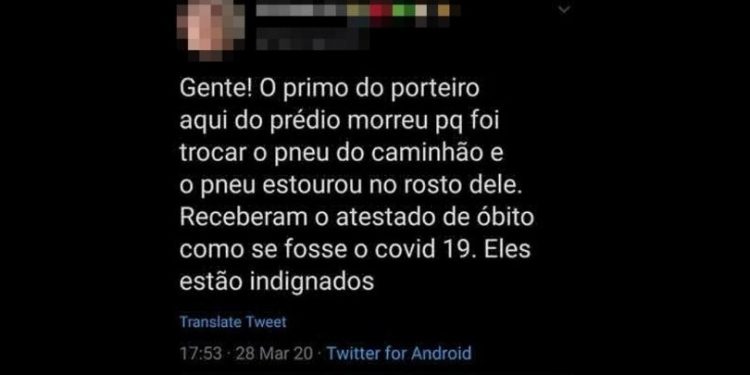 Fake news “do borracheiro” é usada para desacreditar números de coronavírus