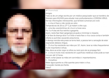 Fake news sobre coronavírus propõem até troca de álcool por vinagre