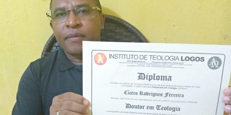 Gari de Crato conclui doutorado em Teologia