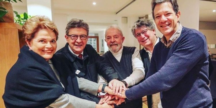 Lula e Dilma se encontram com políticos franceses em Paris