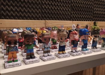 O título de recordista nacional com a maior quantidade de personagens produzidos foi obtido este ano, antes o recorde era de 130 produções (Foto: Saulo Mota)