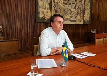 Bolsonaro participa de live de Páscoa com líderes religiosos neste domingo (12 (Foto: Reprodução/Facebook )