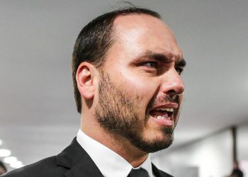 O vereador Carlos Bolsonaro (Foto: Sergio Lima/AFP)