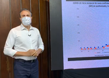 Governador deu informação na manhã desta quinta-feira (21) após comentar da renovação do decreto de isolamento social (Foto: Reprodução/Facebook)