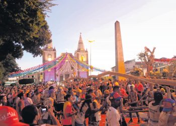 O tradicional cortejo do Pau da Bandeira ocorreria no próximo domingo (31). A festa foi adiada para outubro por conta da pandemia (Foto: Antonio Rodrigues)