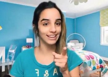 Victória Pannunzio, filha do jornalista Fábio Pannunzio, viralizou com sátira à campanha do Enem (Foto: Reprodução)