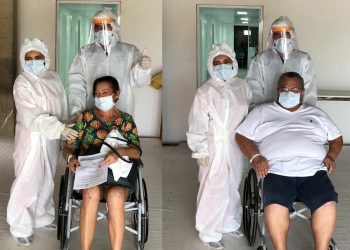 Casal internado no mesmo dia por Covid-19 deixa hospital também na mesma data (Foto: Arquivo pessoal)