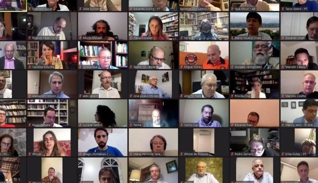 De Boulos a FHC: Direitos Já, ato virtual contra Bolsonaro e pela democracia, discutiu a situação do Brasil (Foto: Reprodução)