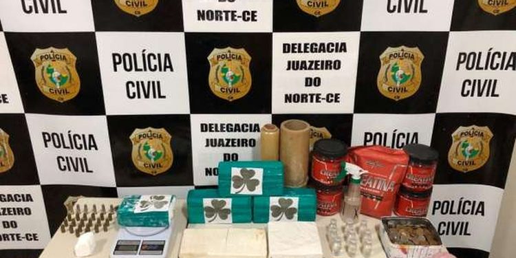 Tio e sobrinho paulistas são presos e laboratório de drogas em casa de luxo é fechado em Juazeiro do Norte