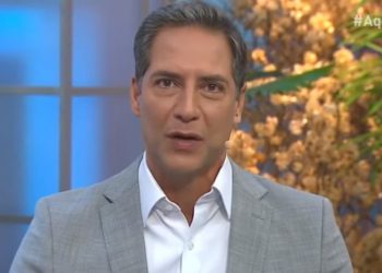 O apresentador Luís Ernesto Lacombe, que pediu rescisão de contrato com a Band após afastamento (Foto: Reprodução/Band)