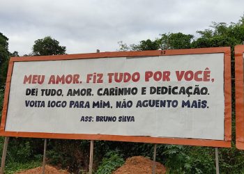 Outdoor ao lado do parque de exposições do Crato (Foto: Samuel Pinheiro/Revista Cariri)