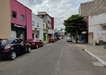 Rua Senador Pompeu. no centro de Crato (Foto: Samuel Pinheiro/Revista Cariri)
