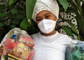 Até agora, já foram distribuídas mais de 80 cestas básicas de alimentos e kits de limpeza (Foto: Divulgação)