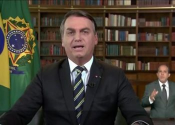 Jair Bolsonaro faz pronunciamento de 7 de setembro (Foto: Reprodução)