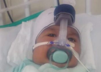 Uriel Tavares, nascido há três meses em Juazeiro do Norte, foi recentemente diagnosticado com Atrofia Muscular Espinhal (AME) (Foto: Arquivo pessoal)