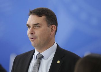 O senador Flávio Bolsonaro (Republicanos-RJ) (Foto: Dida Sampaio/Estadão)