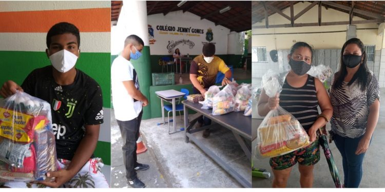 Governo do Ceará garante distribuição de kits alimentícios aos alunos da rede pública estadual