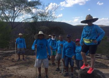 Parte do grupo já realiza a caminhada há 4 anos