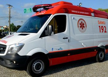 O Serviço de Atendimento Móvel de Urgência (Samu) esteve no local (Foto: Arquivo)